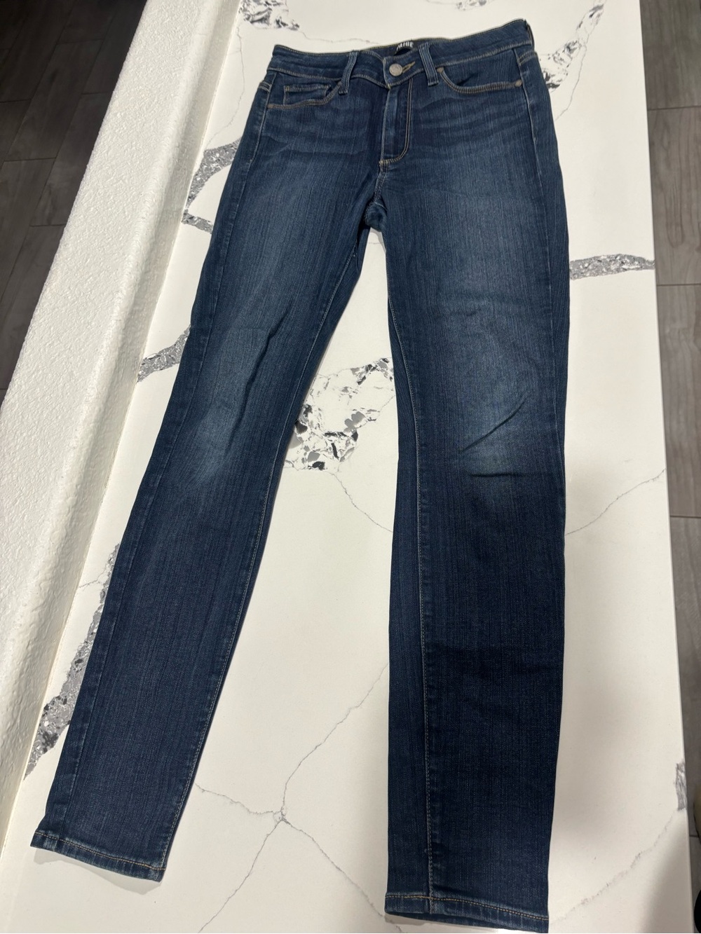 PAIGE Dark Indigo Skinny Jeans
